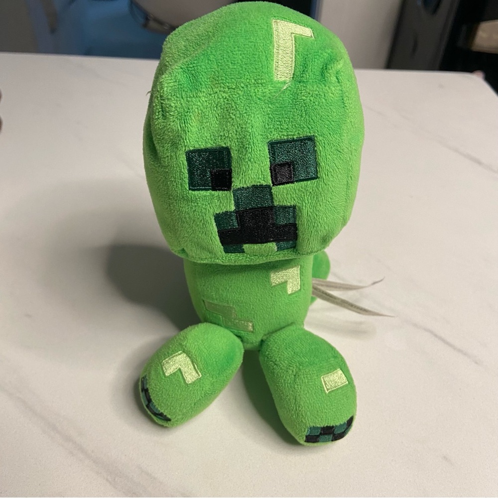 Minecraft Happy Explorer Green Creeper Plush Stuffed Animal 2017 Mojang Jinx